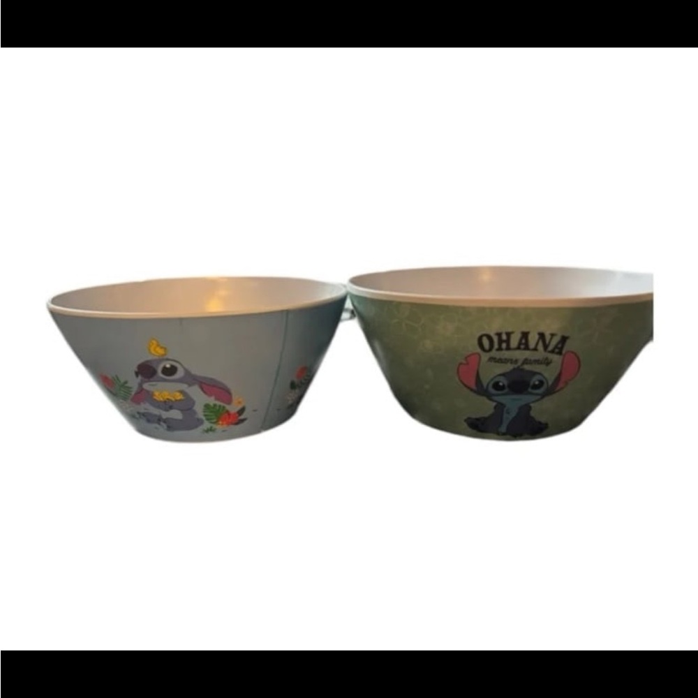 Stitch Themed Bowls Set